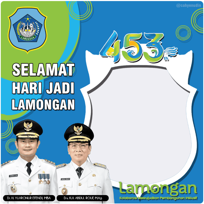 Twibbon 453rd Lamongan Anniversary Choice 2