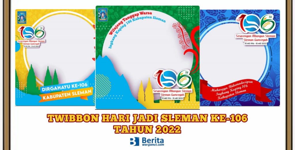 Twibbon Hari Jadi Sleman 2022