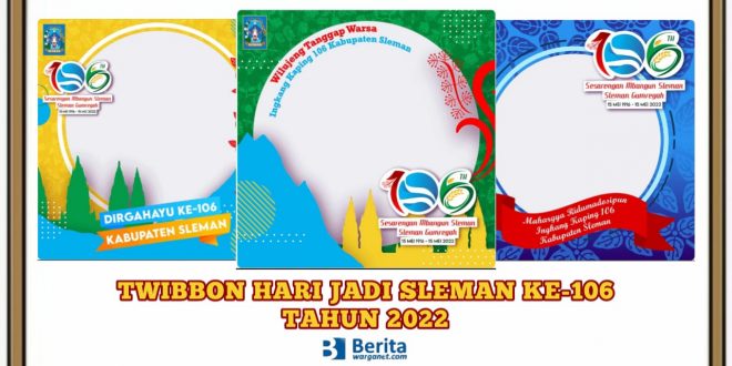 Twibbon Hari Jadi Sleman 2022