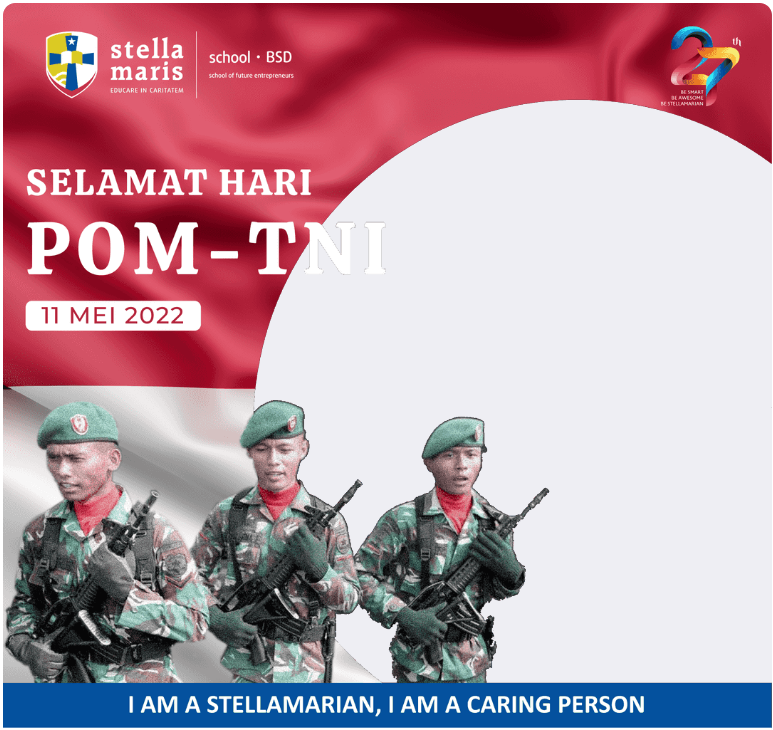 Twibbon Hari POM TNI 11 Mei 2022 Pilihan 2