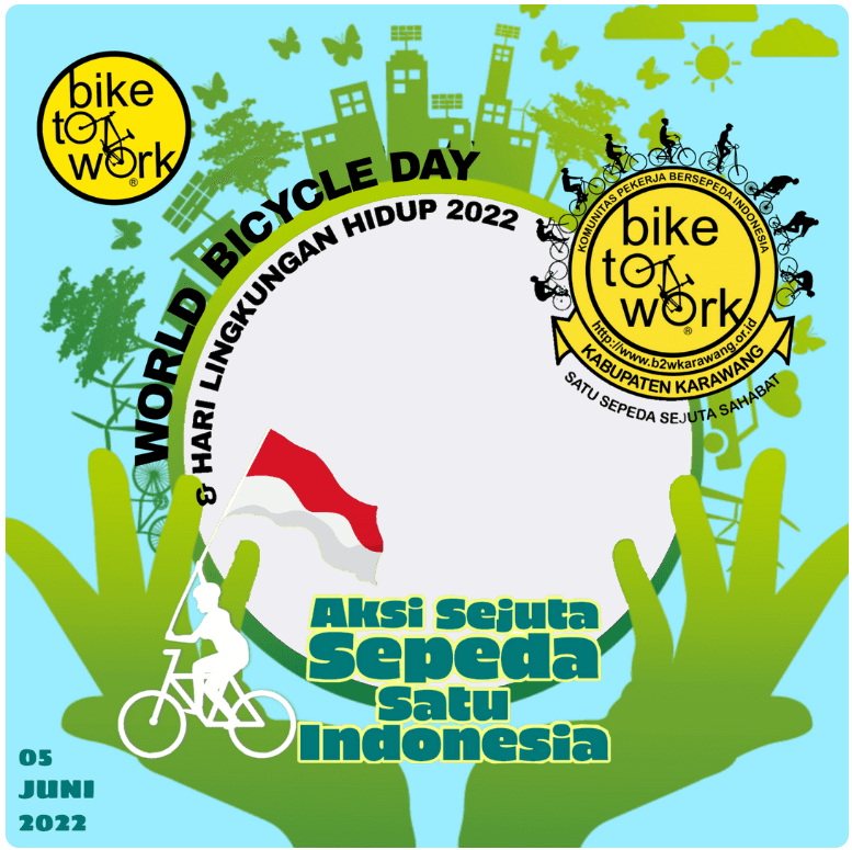 Frame Twibbon World Bicycle Day 2022