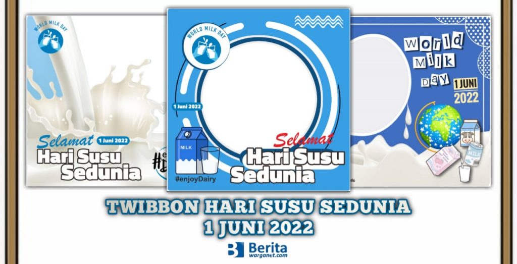 Twibbon Hari Susu Sedunia Tahun 2022