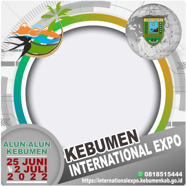 Twibbon Kebumen International Expo 2022 Pilihan 3