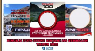 Bingkai Foto Event Rinjani 100 Sembalun 2022