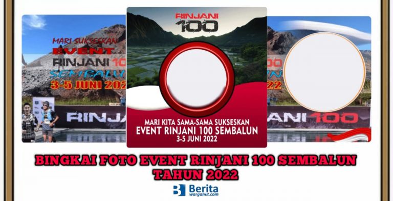 Bingkai Foto Event Rinjani 100 Sembalun 2022