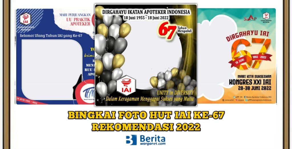 Bingkai Foto HUT IAI ke-67