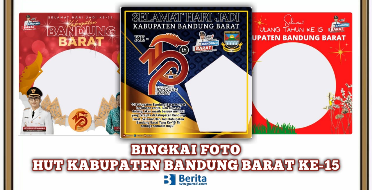 Bingkai Foto HUT Kabupaten Bandung Barat 2022