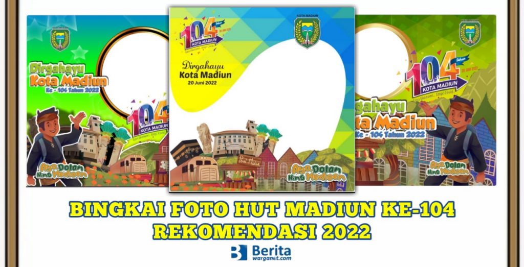 Bingkai Foto HUT Madiun ke-104