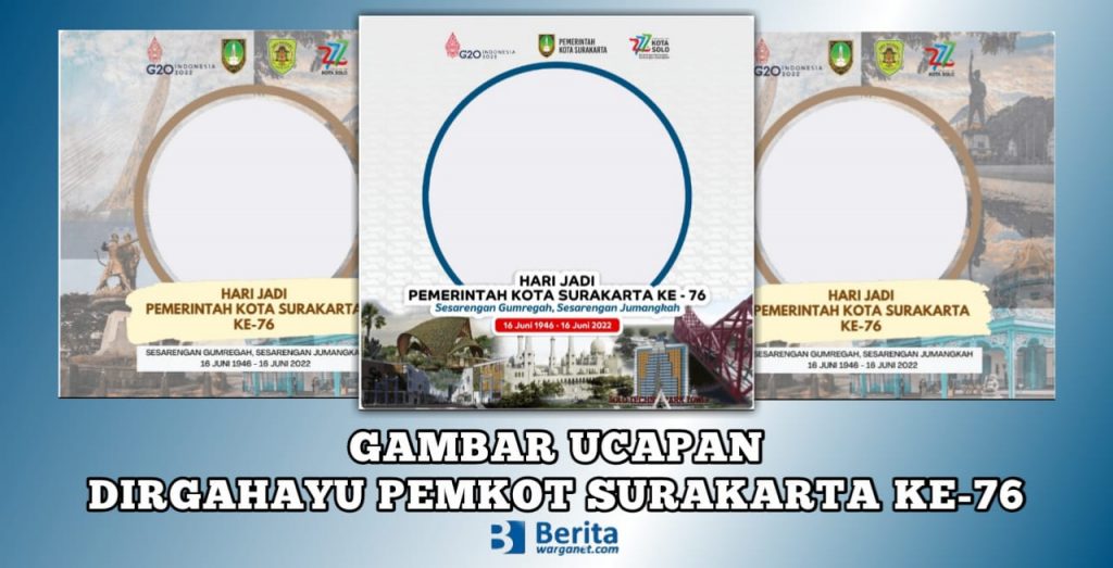 Dirgahayu Pemkot Surakarta ke-76 Tahun