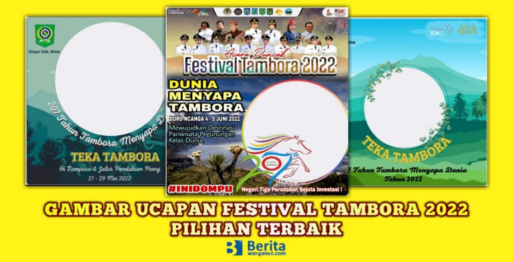 Gambar Ucapan Festival Tambora 2022