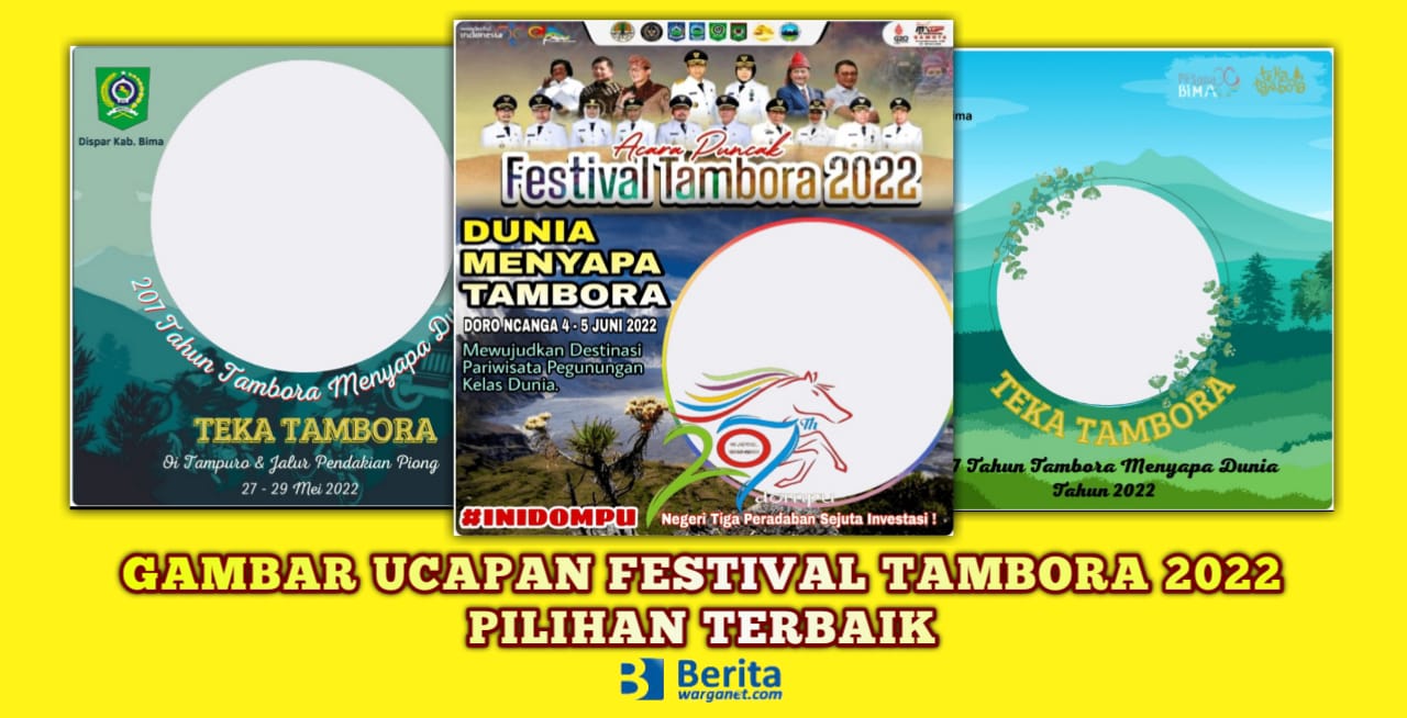 Gambar Ucapan Festival Tambora 2022