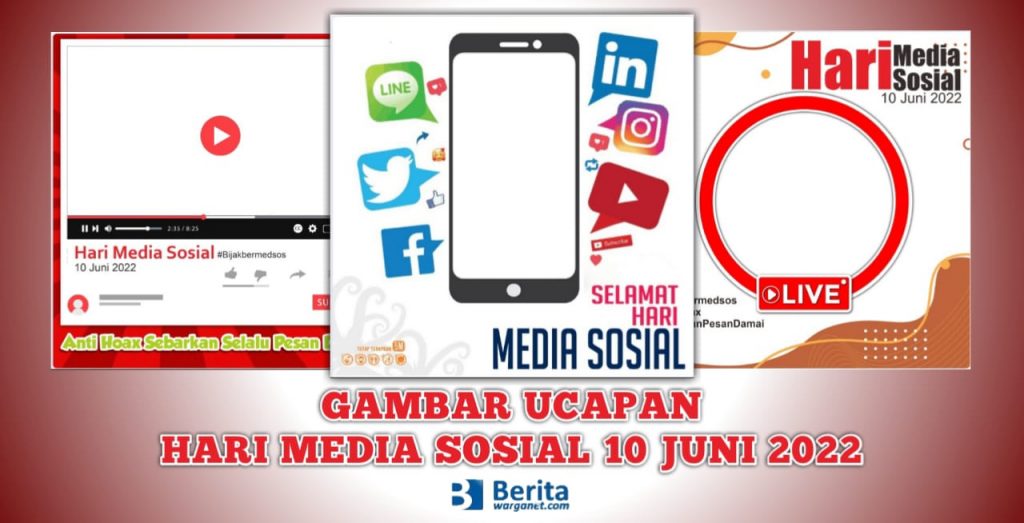 Gambar Ucapan Hari Media Sosial 10 Juni 2022