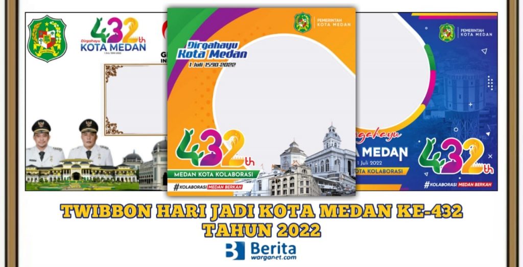 Link Twibbon Hari Jadi Kota Medan ke-432 Tahun 2022