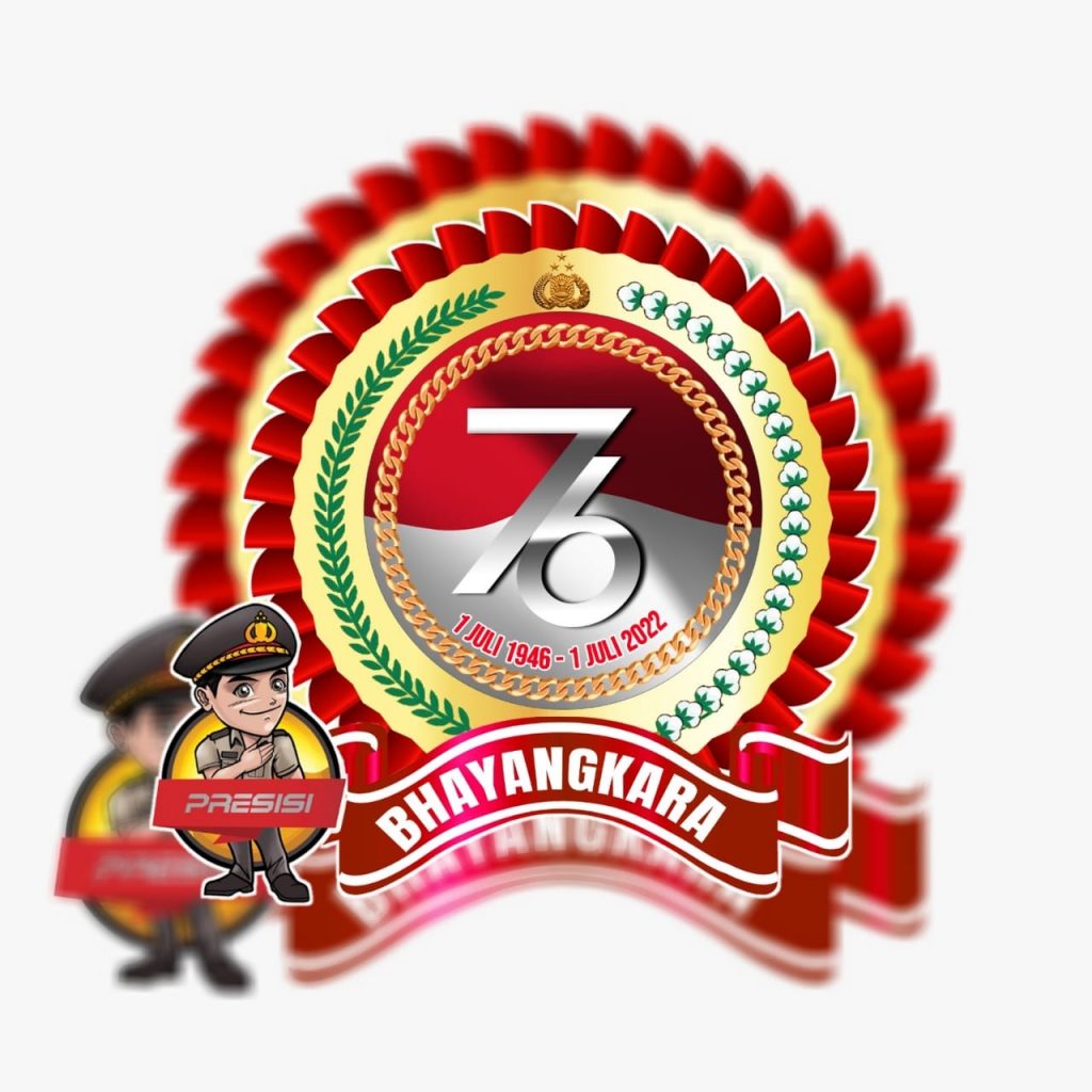 Logo HUT Bhayangkara ke-76 Format JPG