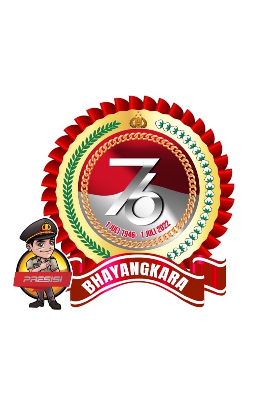 Logo Hut Bhayangkara Ke 76 Tahun 2022 Format Png Pdf 6756