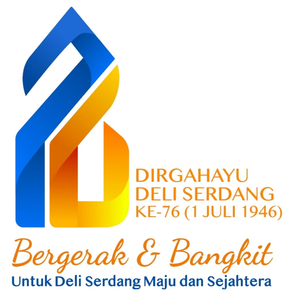 Logo HUT Deli Serdang ke-76 Format JPG