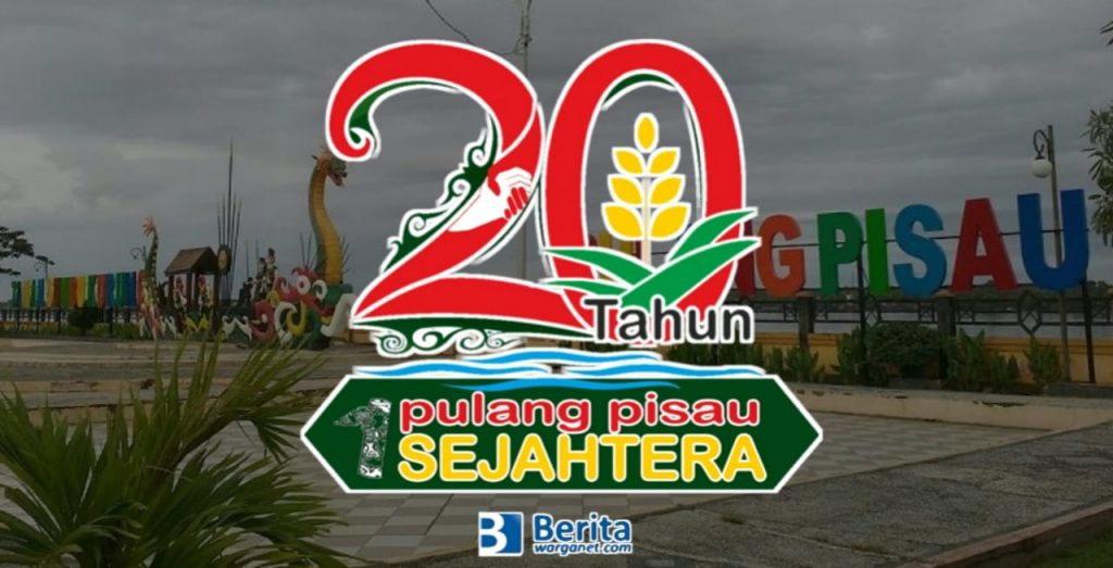 Logo HUT Pulang Pisau ke-20 Tahun 2022