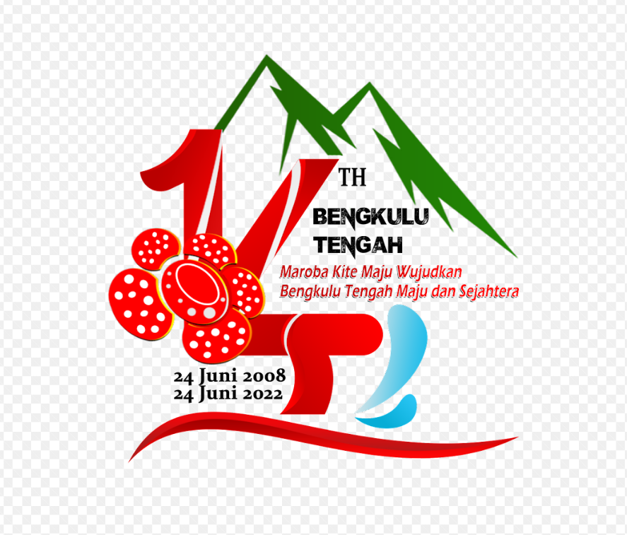 Logo Hari Jadi Bengkulu Tengah ke-14 Format PNG