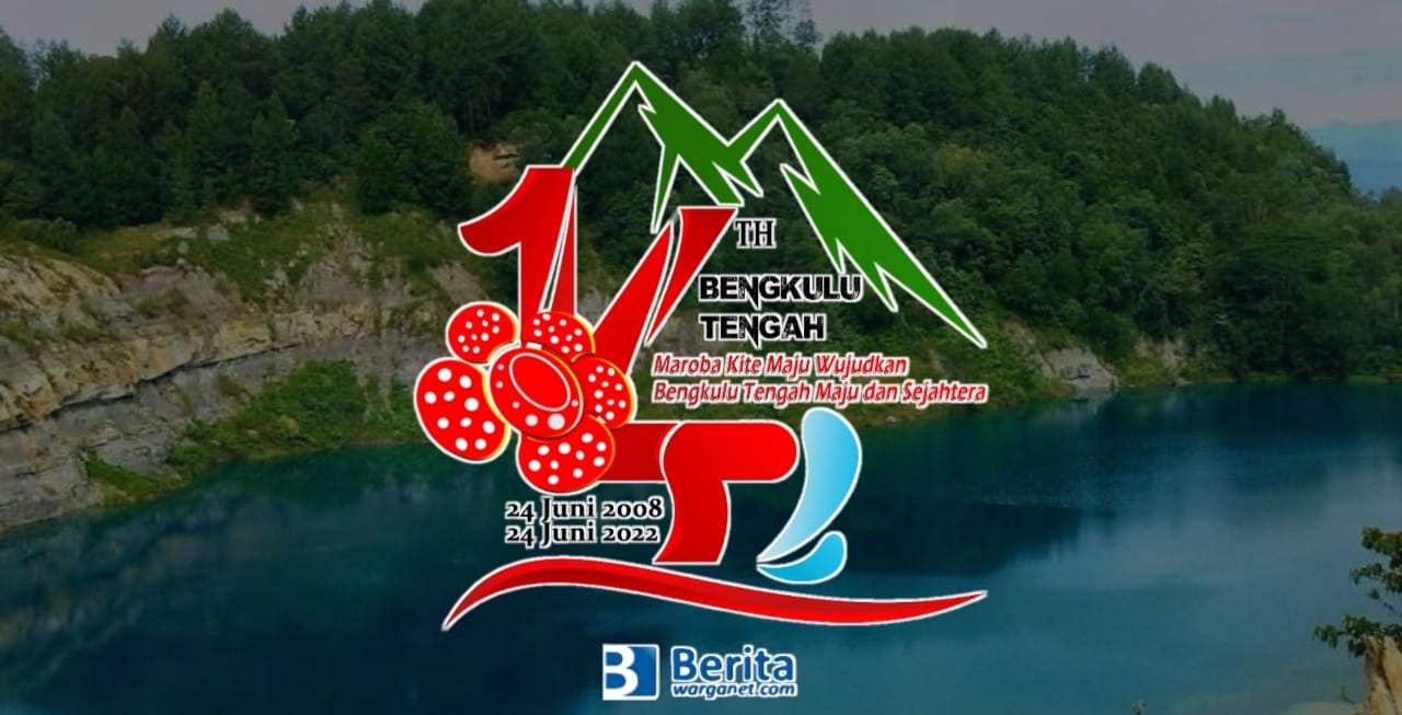 Logo HUT ke-14 Bengkulu Tengah 2022