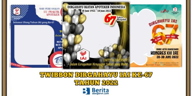 Twibbon Dirgahayu IAI 2022