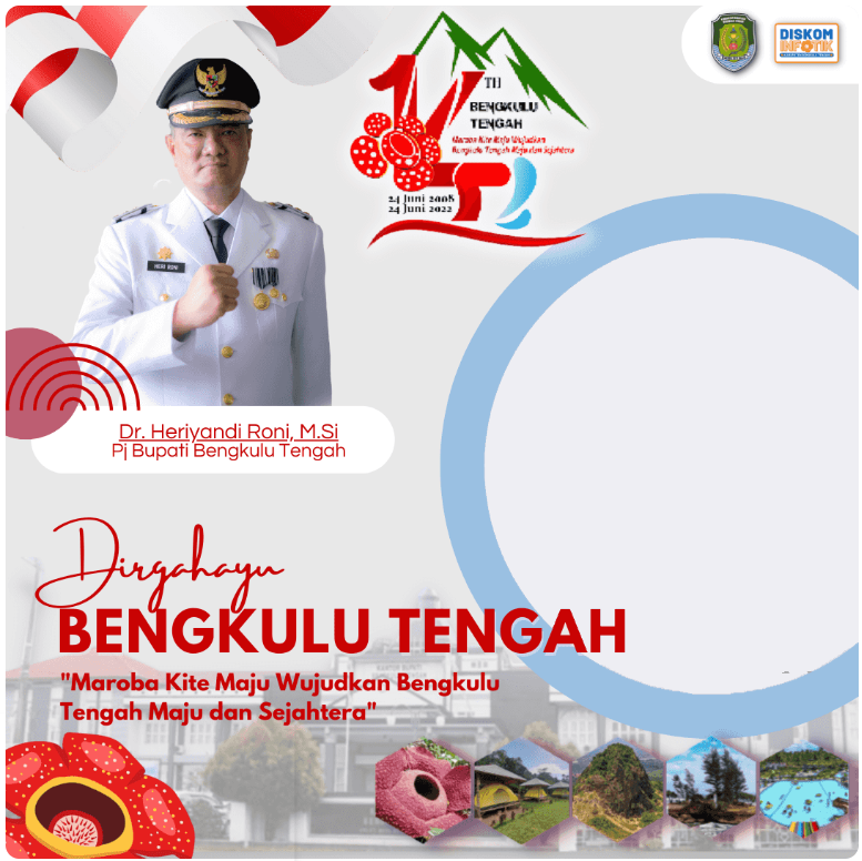 Twibbon Dirgahayu Kabupaten Bengkulu Tengah ke-14 Pilihan 1
