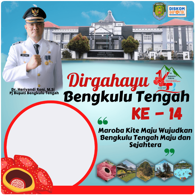 14th Twibbon Dirgahayu Kabupaten Bengkulu Tengah Pilihan 2