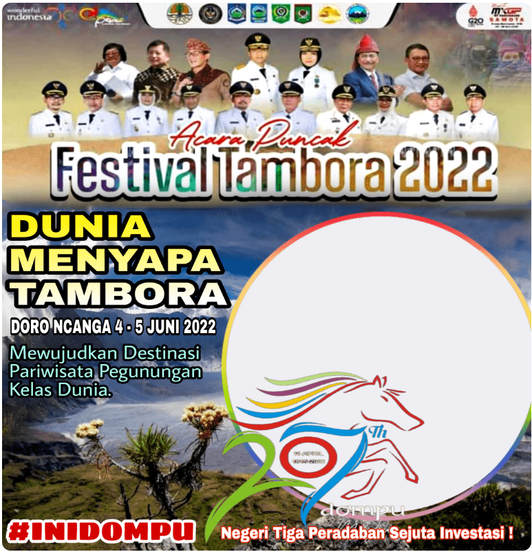 Twibbon Festival Tambora 2022