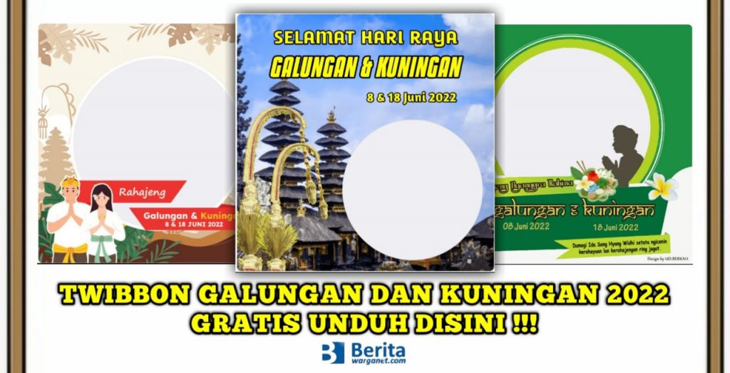 Twibbon Galungan dan Kuningan 2022