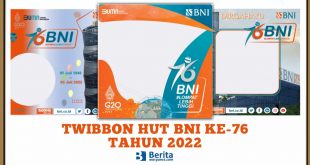 Twibbon HUT BNI 2022