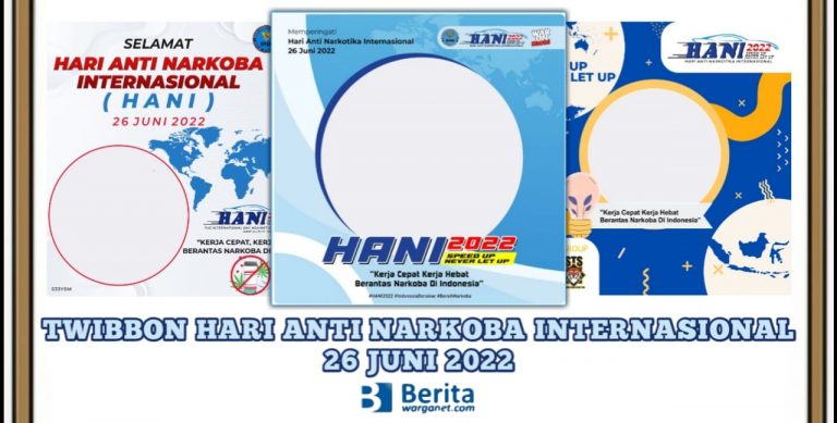 Twibbon Hari Anti Narkoba Internasional