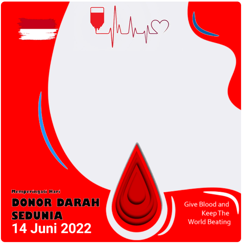 Twibbon Hari Donor darah Sedunia 14 Juni 2022 Pilihan 1
