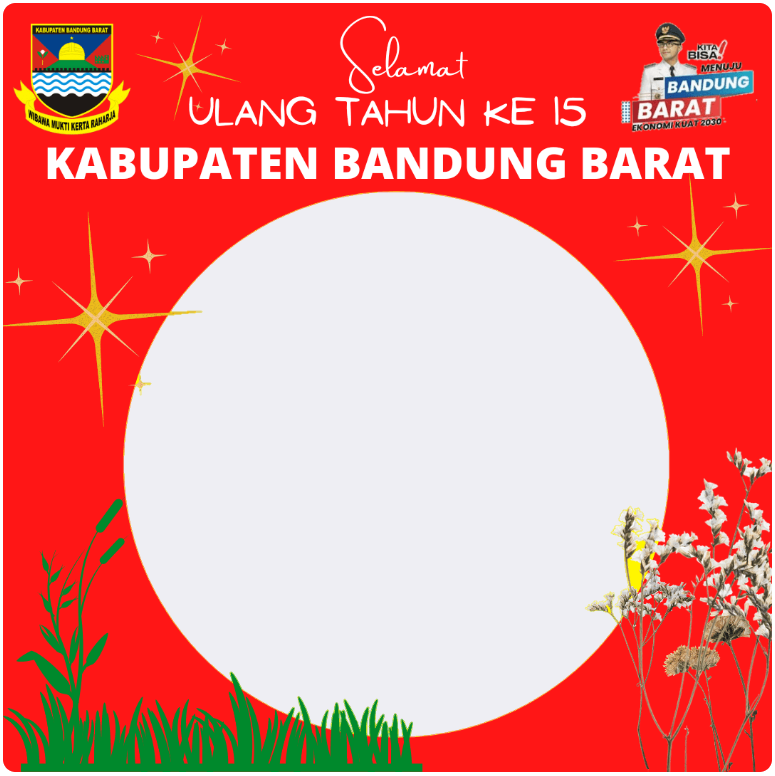 Bingkai Foto HUT Kabupaten Bandung Barat ke-15