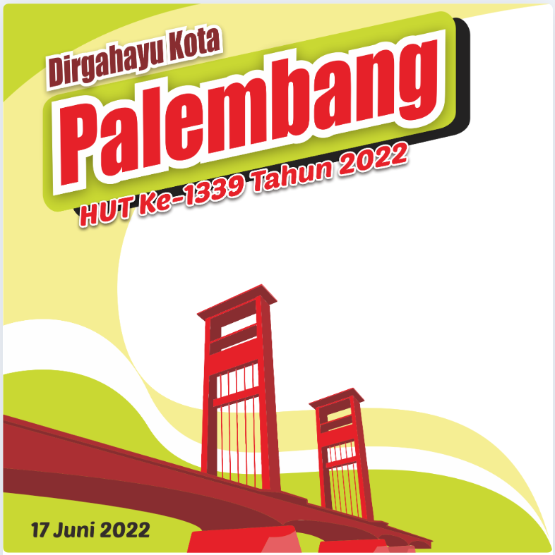 Twibbon Hari Jadi Kota Palembang ke-1339 Pilihan 5