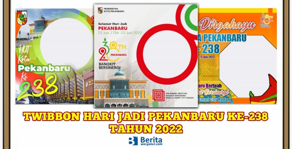 Twibbon Hari Jadi Pekanbaru 2022