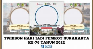 Twibbon Hari Jadi Pemkot Surakarta 2022