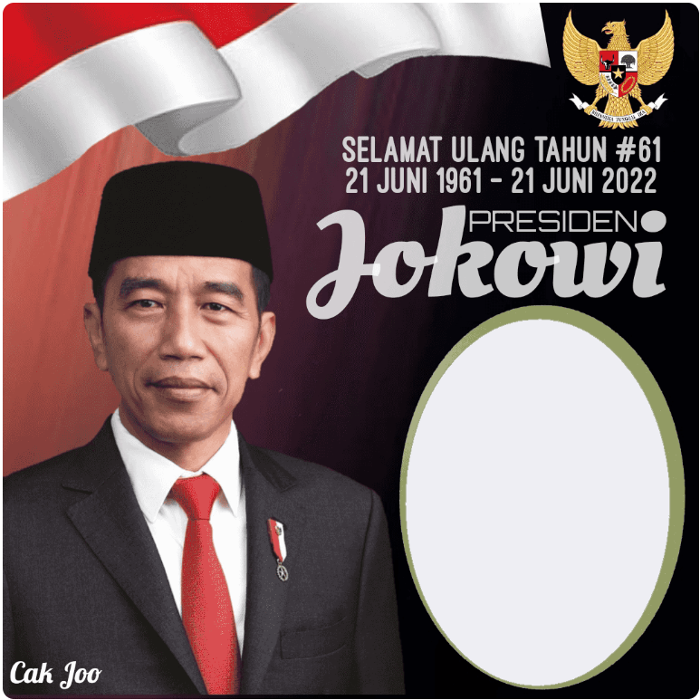 Twibbon Ulang Tahun Presiden Jokowi ke-61 Pilihan 5
