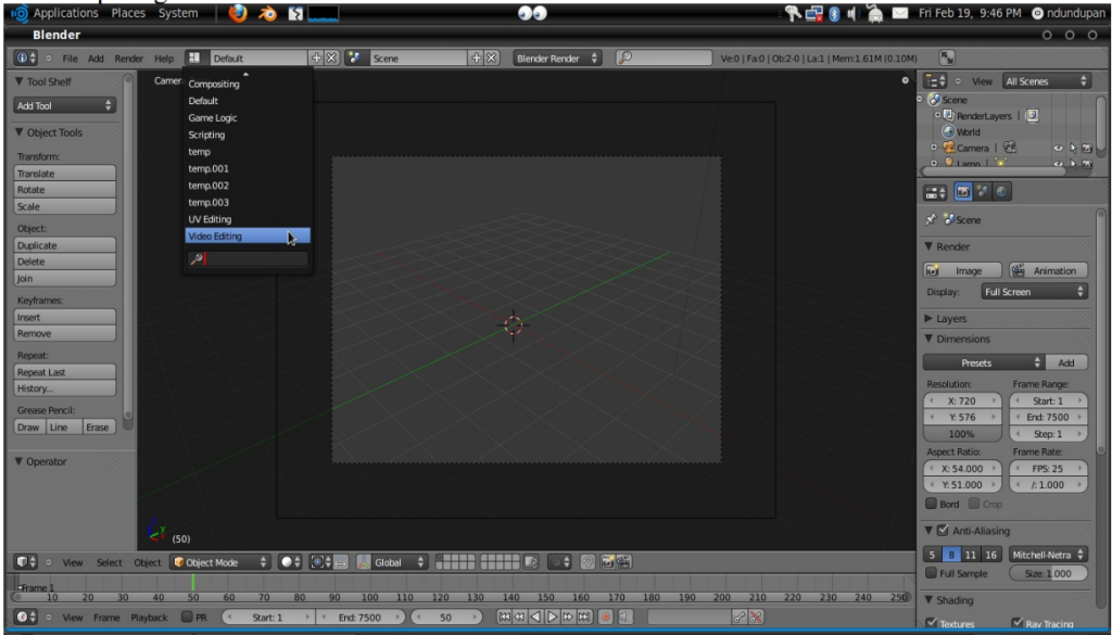 aplikasi blender edit video