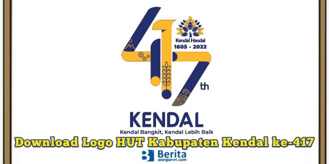 Logo HUT Kendal ke-417 Tahun 2022