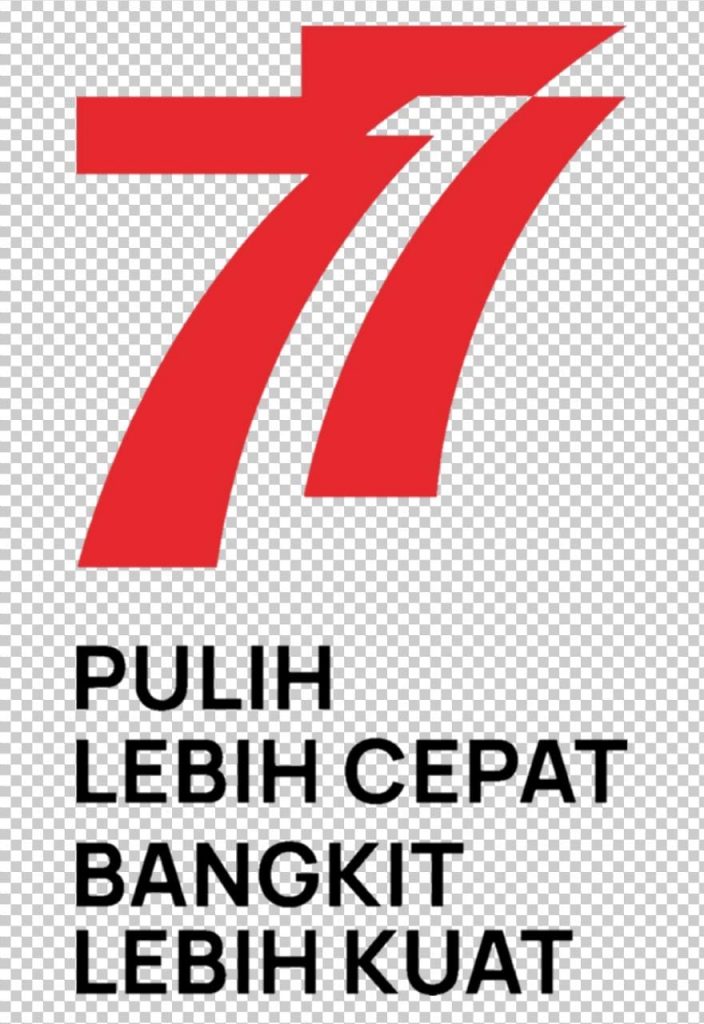 Logo HUT RI ke-77 Tahun 2022 PNG