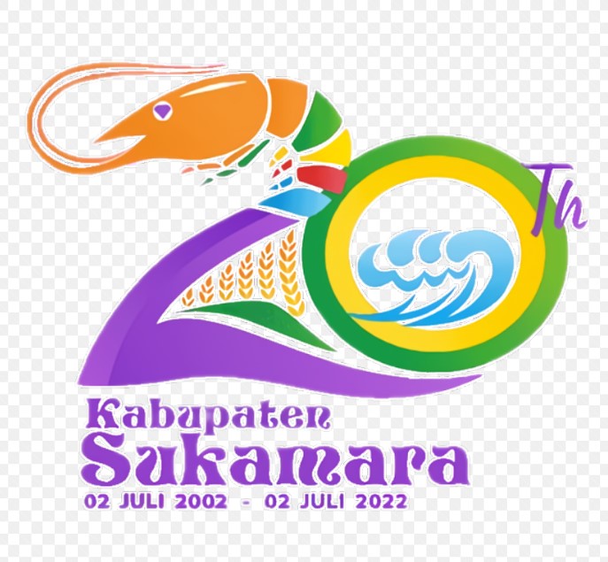 Logo HUT Sukamara ke-20 Format PNG