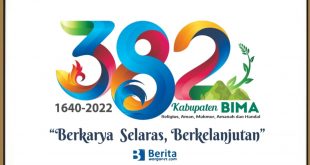 Logo Hari Jadi Bima ke-382 Tahun 2022