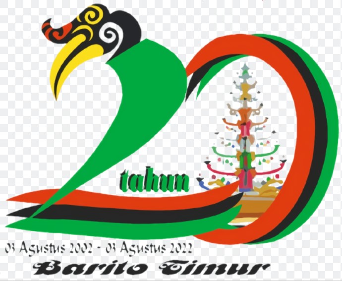 Logo Hari Jadi Barito Timur ke-20 Tahun 2022