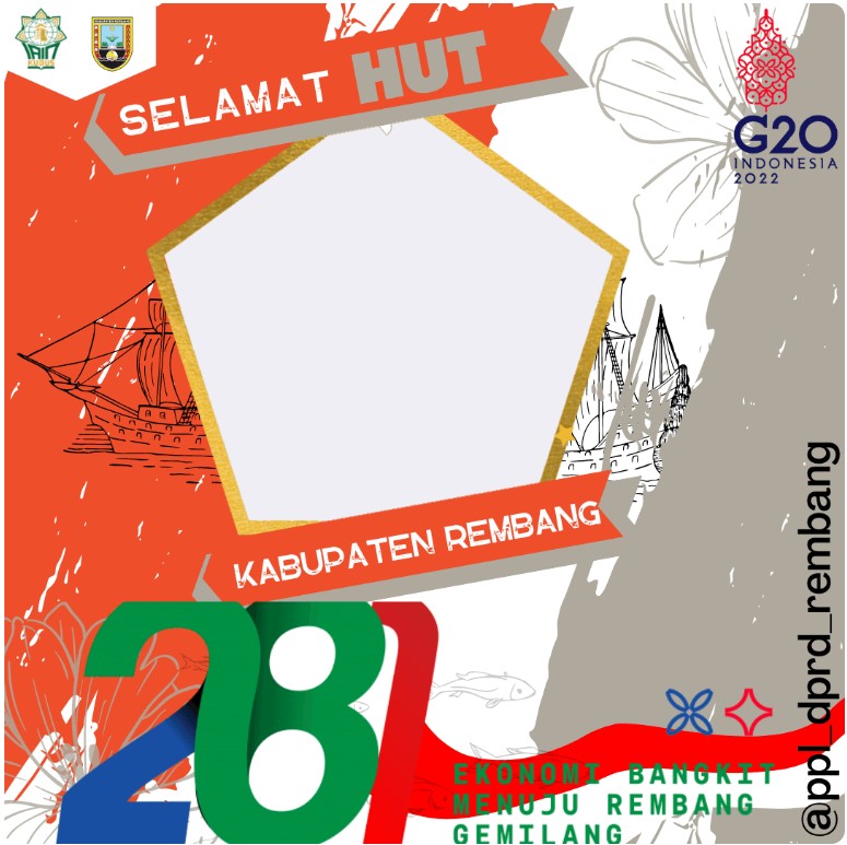 Twibbon Anniversary Rembang 2022