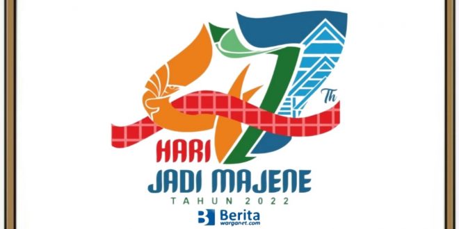 Logo HUT Majene ke-477 Tahun 2022