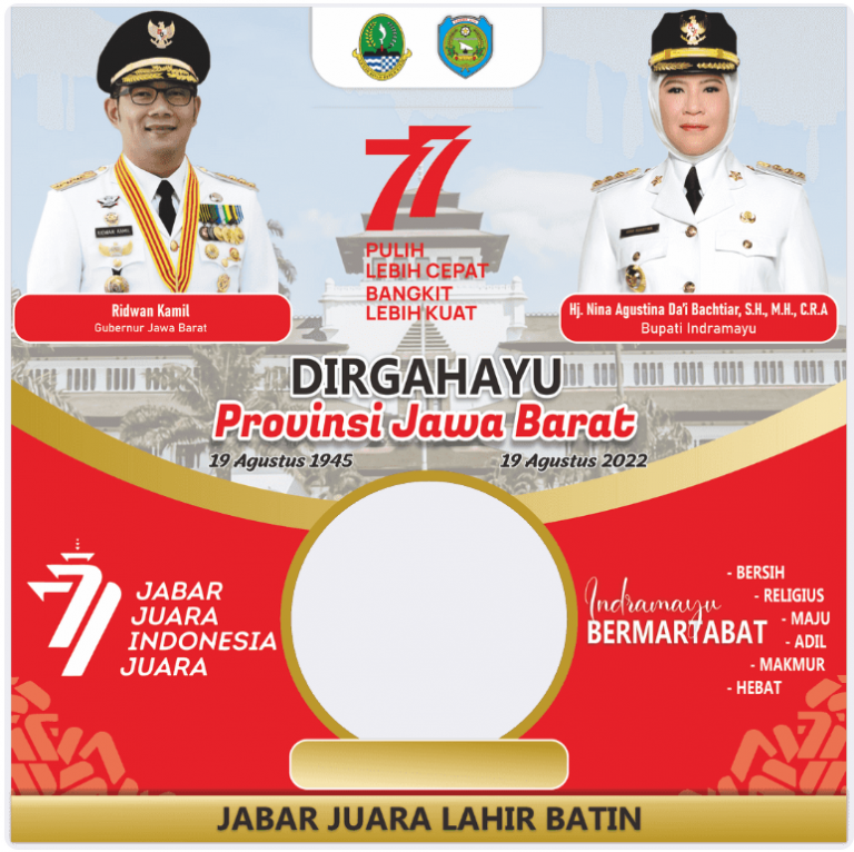 Link Twibbon Hari Jadi Jawa Barat Ke-77 Tahun 2022, Klik Disini