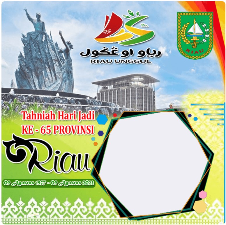 Twibbon Hari Jadi Riau ke-65