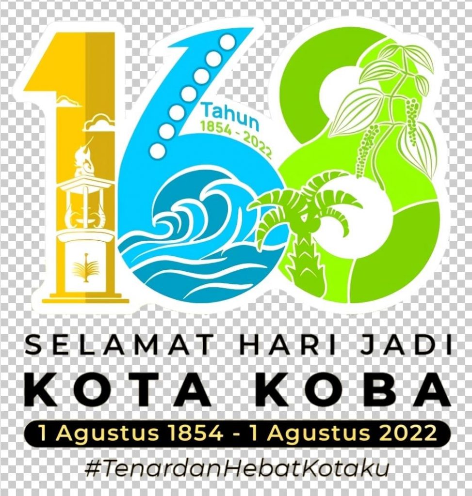Logo HUT Kota Koba ke-168
