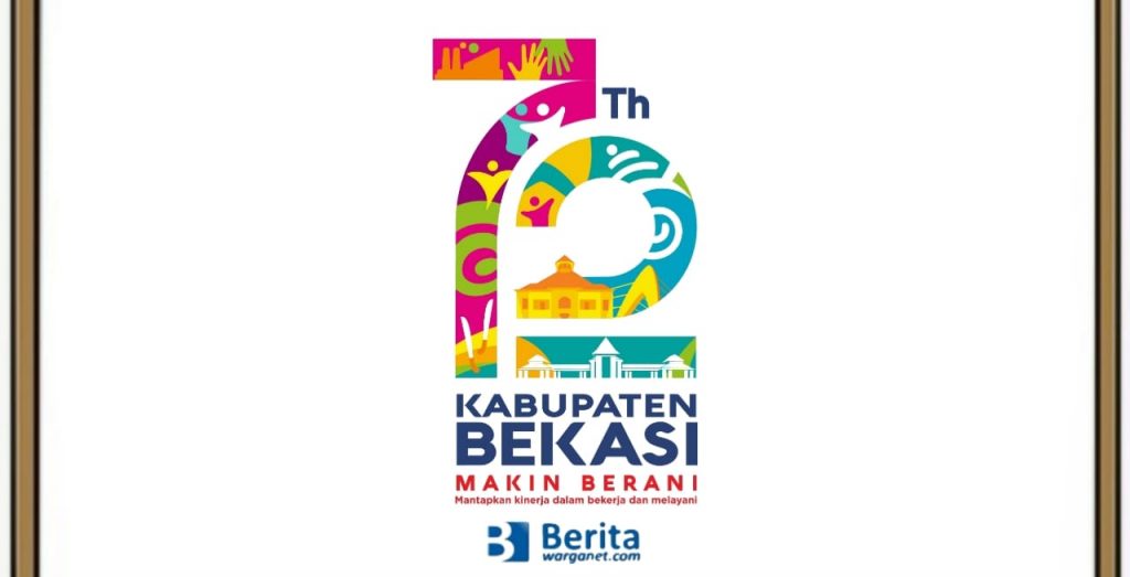 Logo HUT Kabupaten Bekasi ke-72 Tahun 2022