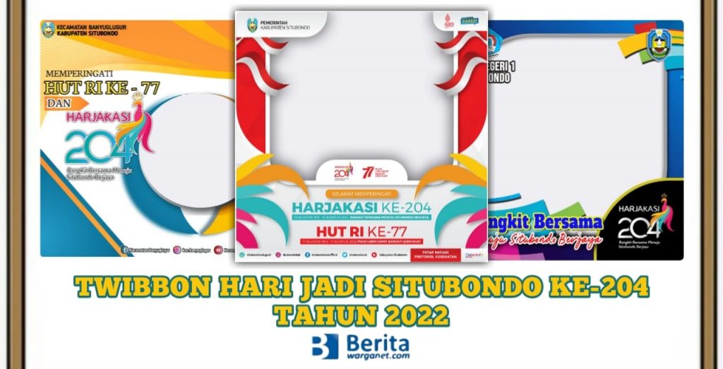 Twibbon Hari Jadi Situbondo ke-204 Tahun 2022