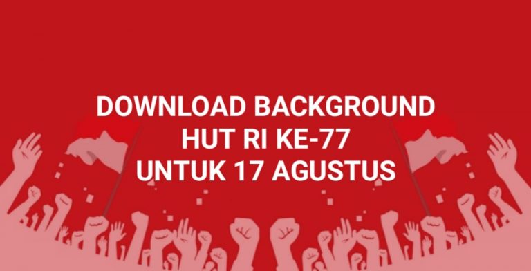 Background HUT RI ke-77, Gambar Polos untuk Kebutuhan 17 Agustus